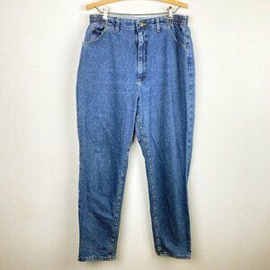 Vintage 90s Womens Lee Jeans Size 16 Straight Leg High Rise Mom Boyfriend Baggy